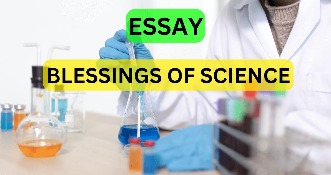 Blessing of science essay image