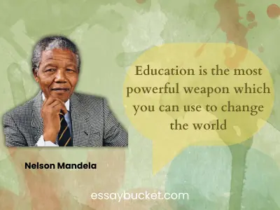 Nelson Mandela quotes about education