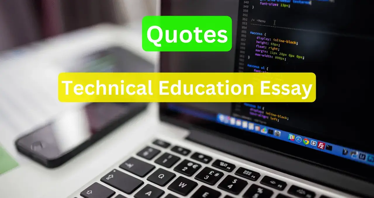 technical education essay quotations