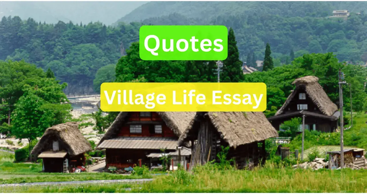 Quotes about village life